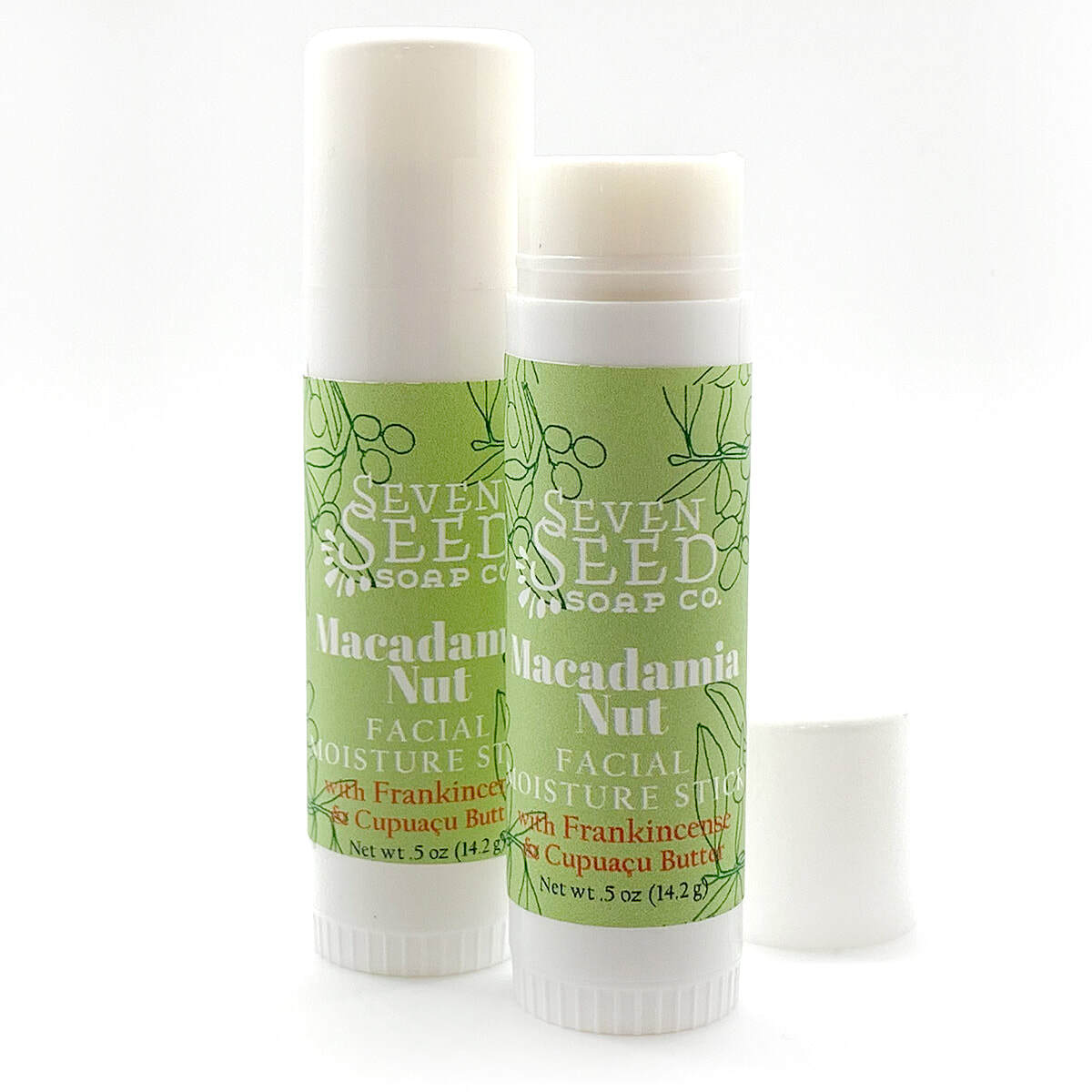 Macadamia Nut Moisture Stick Seven Seed Soap Co. Handmade Cold